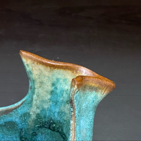 Fabrile Studios Big Bear CA Pottery 6.5”Pitcher Vase - Picture 12 of 15